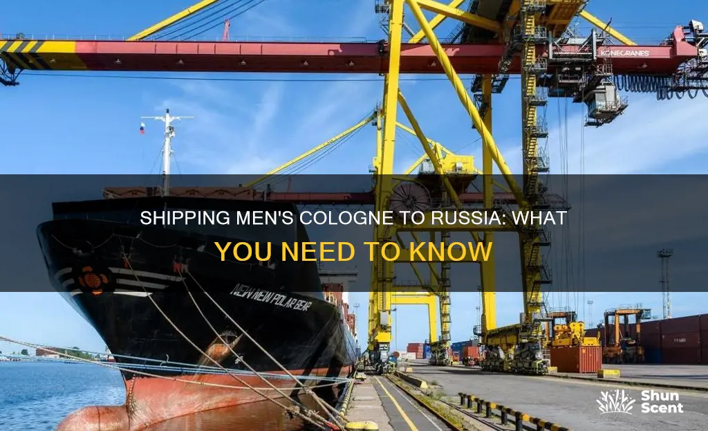 can i ship mens cologne to russia