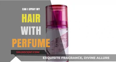 Spraying Hair with Perfume: A Good Idea?