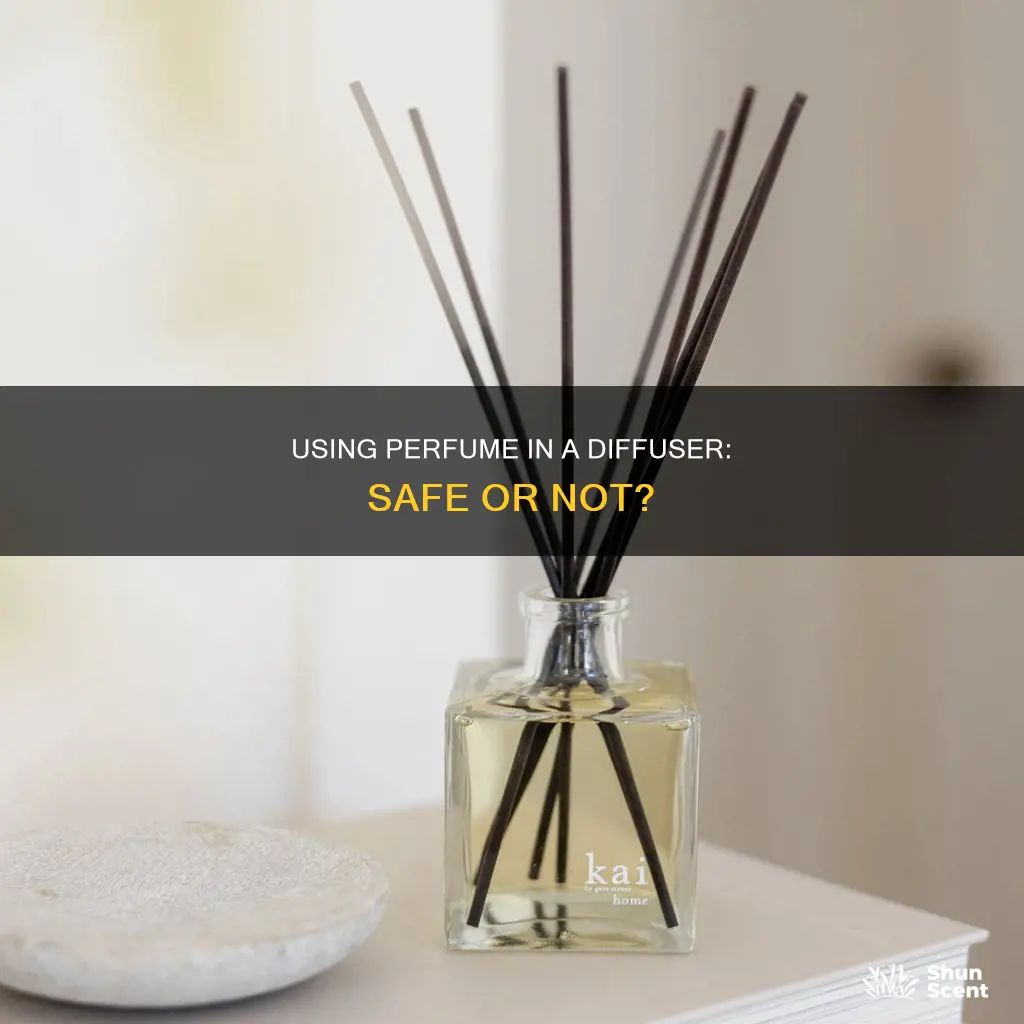 can i spray perfume in my diffuser