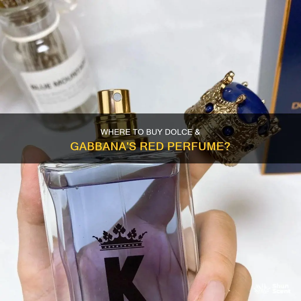 can i still purchase dolce gabbana red perfume