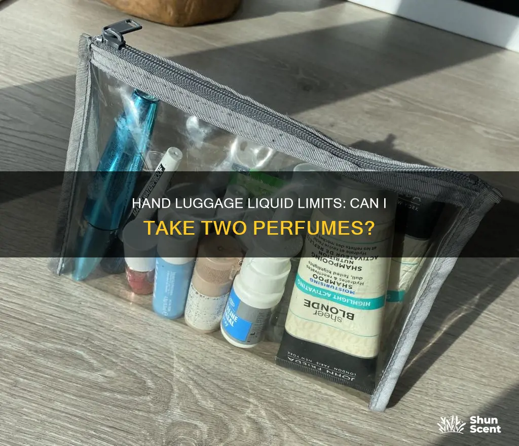 can i take 2 perfumes in hand luggage
