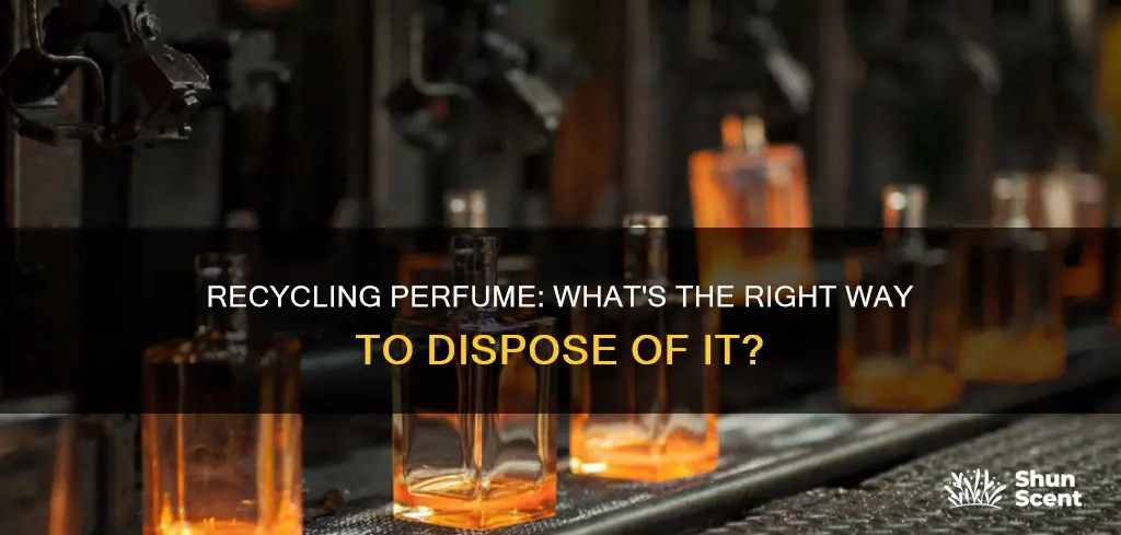can i throw away perfume in the recycle bin