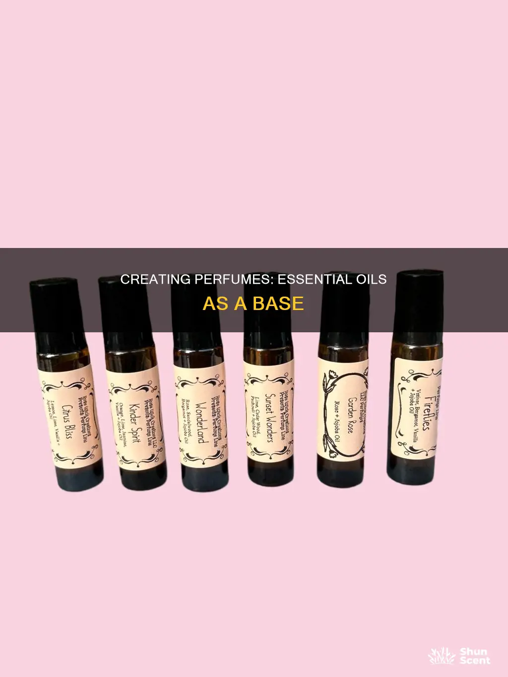 can i use any essential oil as base to perfumes