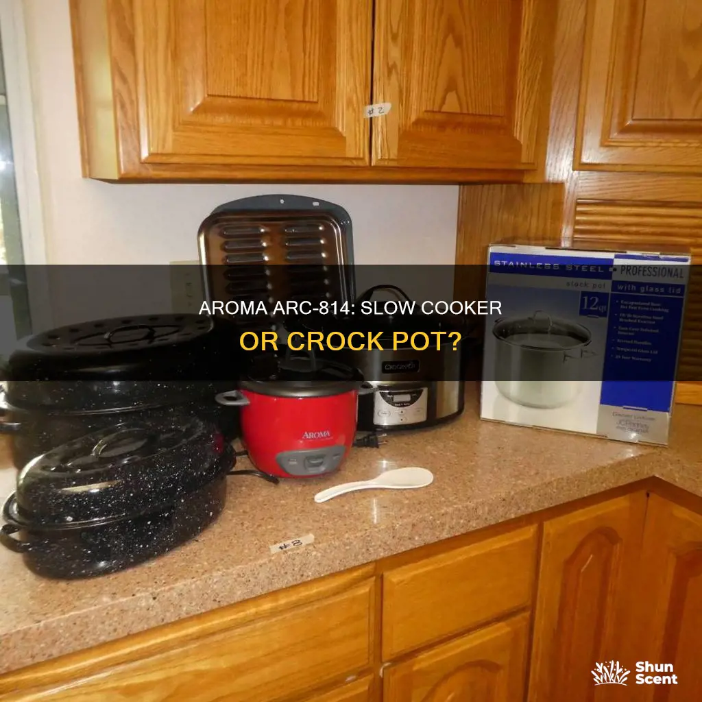 can I use aroma arc-814 as a crock pot