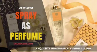Body Spray vs Perfume: What's the Difference?