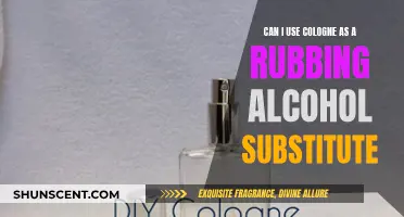 Cologne vs Rubbing Alcohol: What's the Difference?