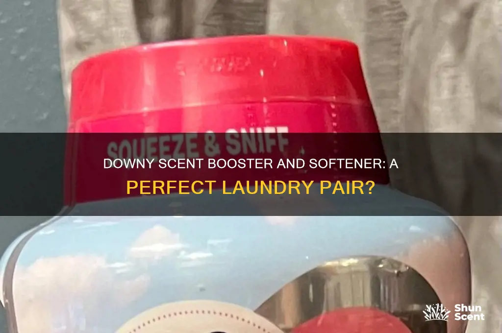 can i use downy scent booster with softener