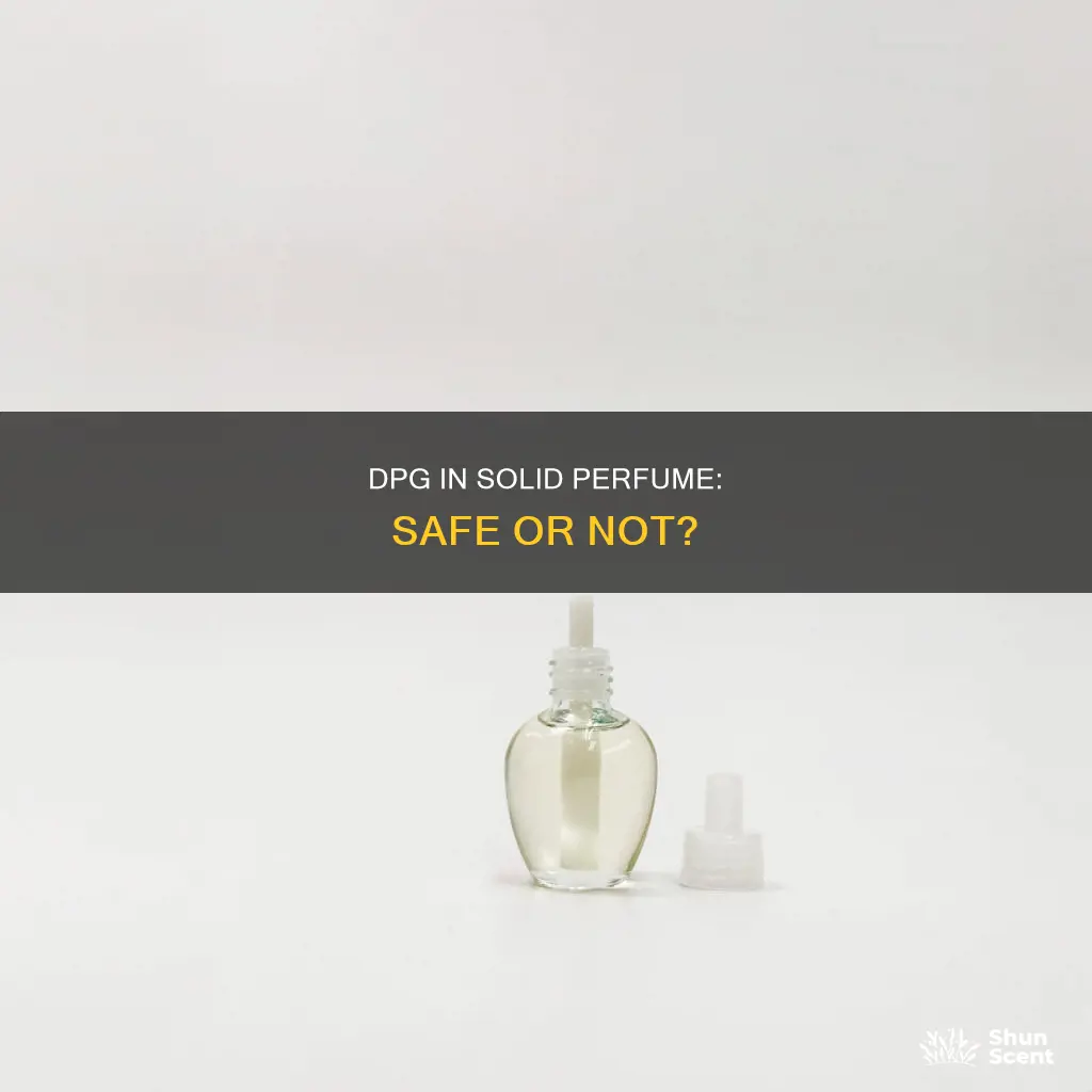 can i use dpg in solid perfume