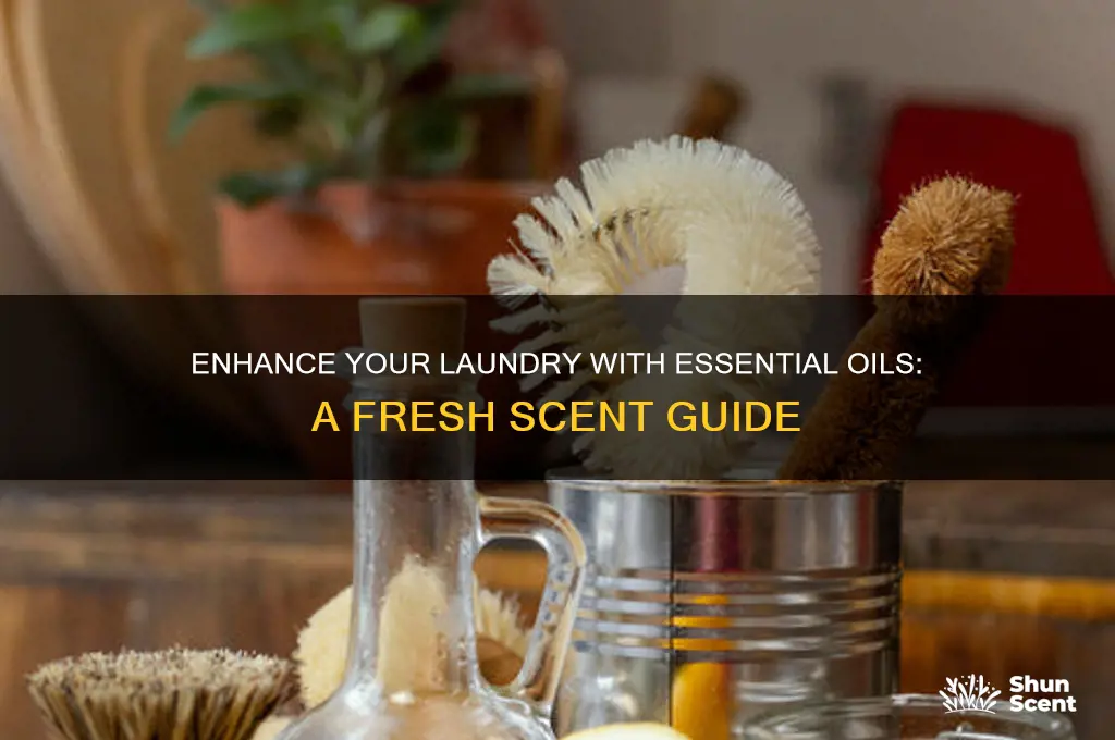 can i use essential oil in my laudry for scent