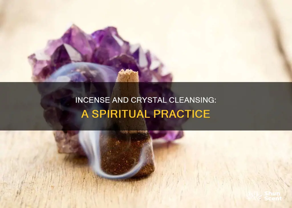can i use incense to cleanse crystals