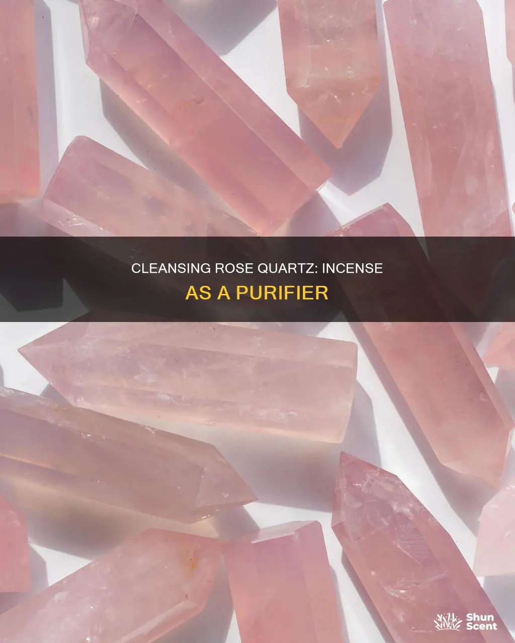 can i use incense to cleanse rose quartz