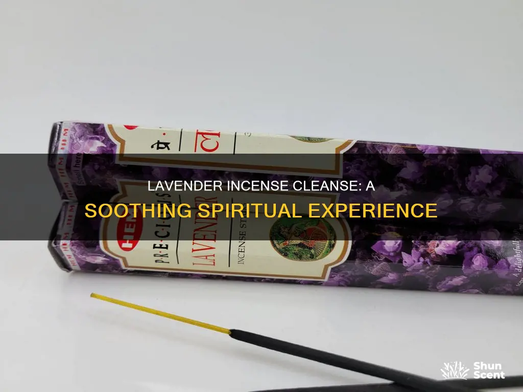 can i use lavender incense to cleanse