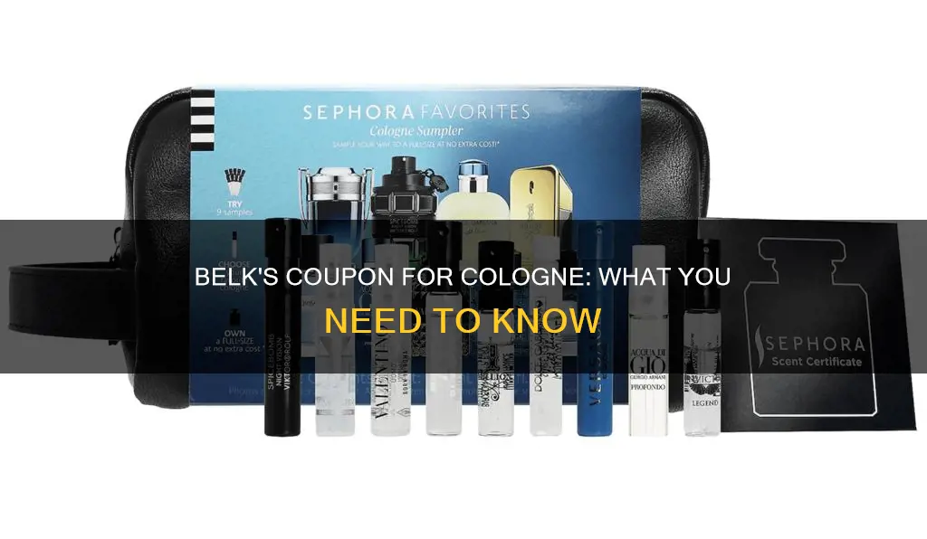 can i use my belks coupon on cologne