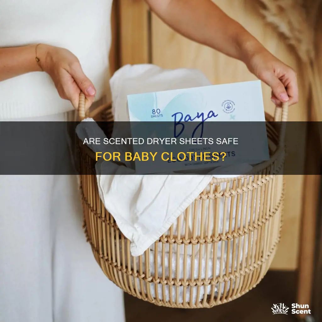 can i use perfume free dryer sheets for baby clothes