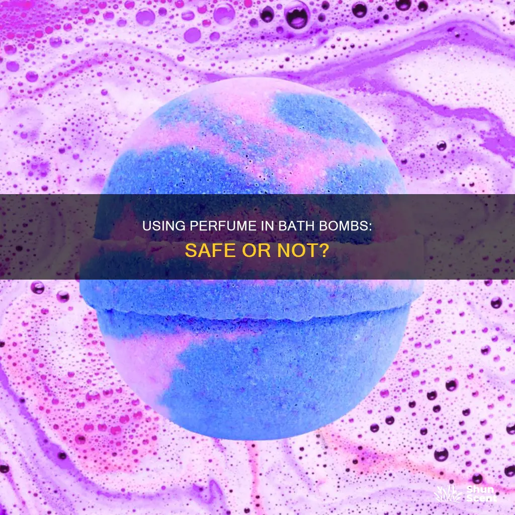 can i use perfume in bathbombs