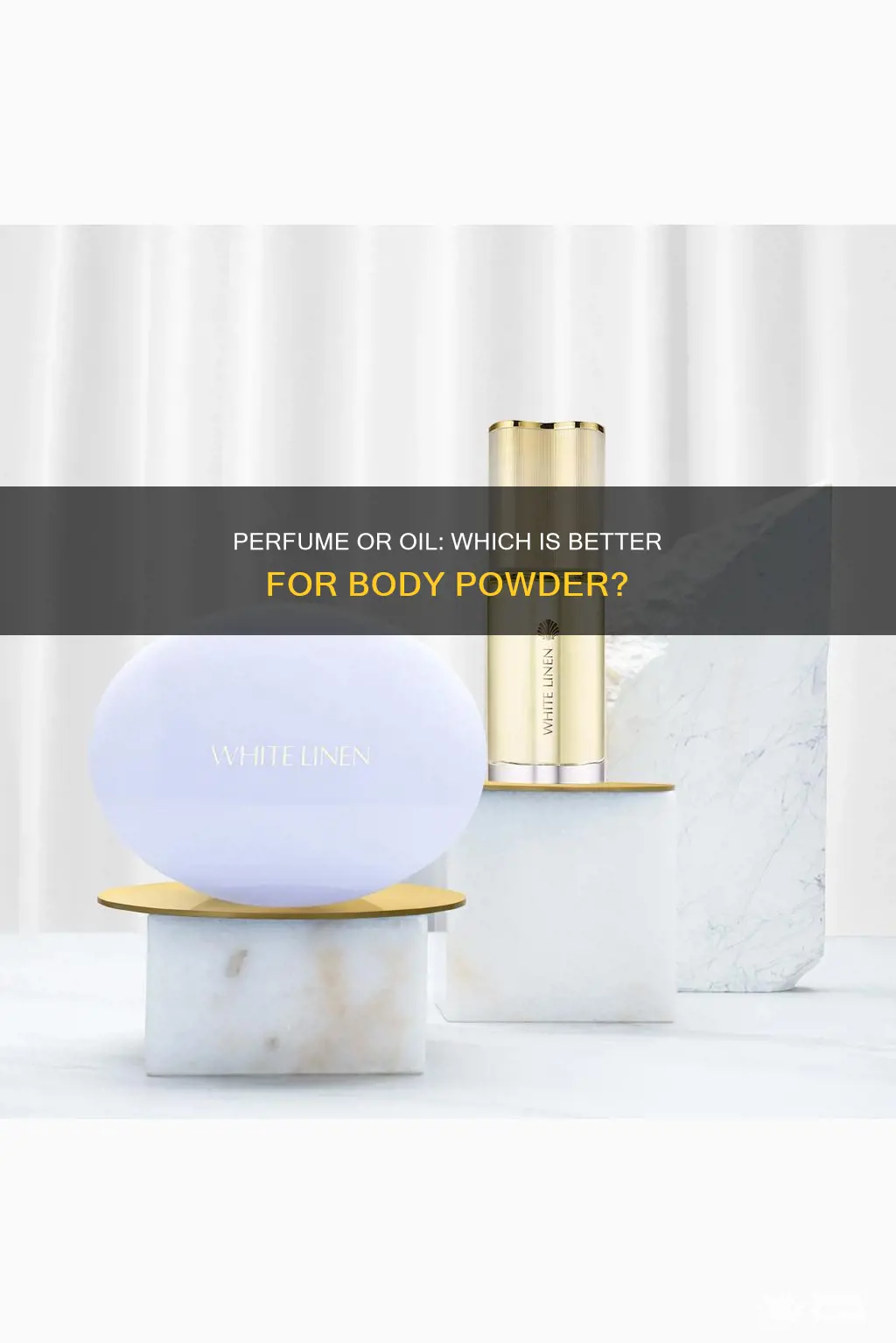 can i use perfume instead of oil in body powder