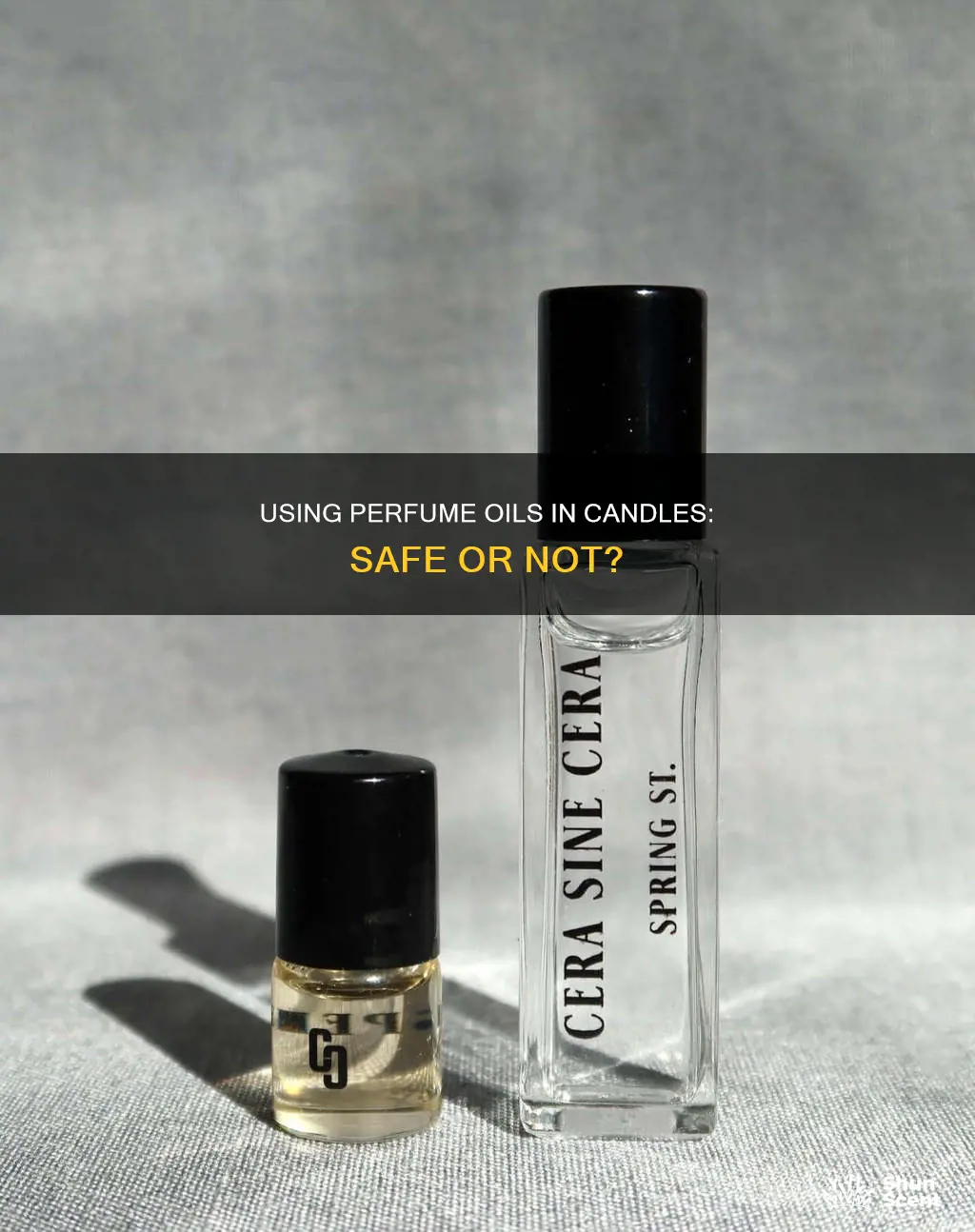 can i use perfume oil in candles