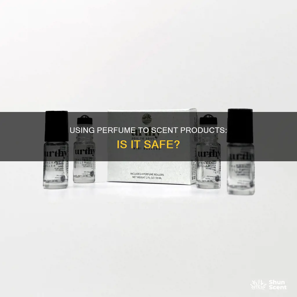 can i use perfume to scent products i sell