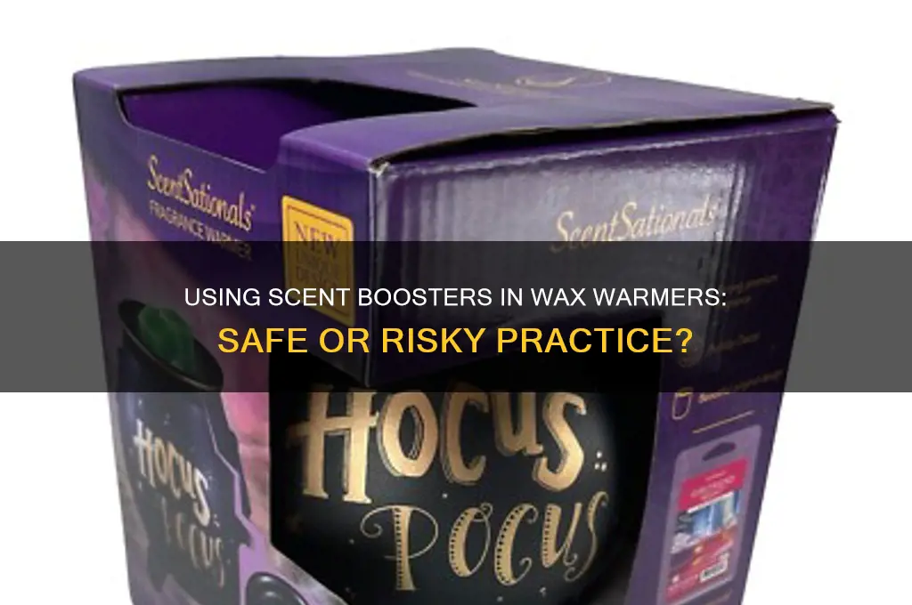 can i use scent boosters in my eax warmer