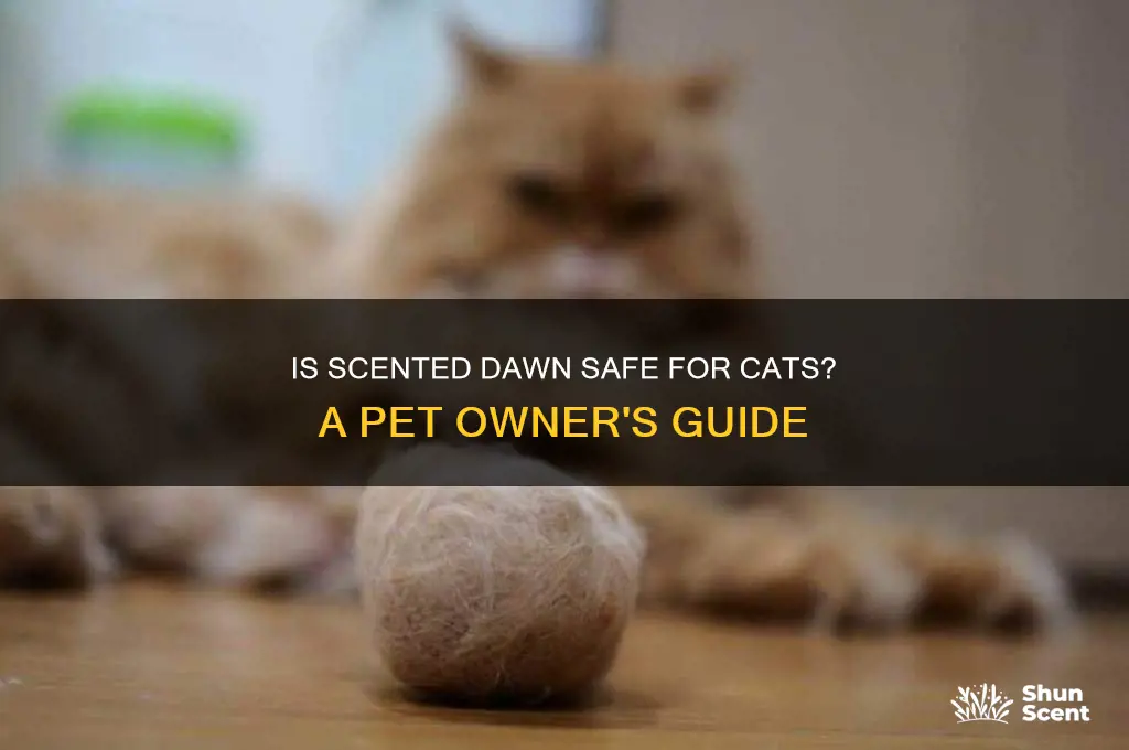 can i use scented dawn on my cat