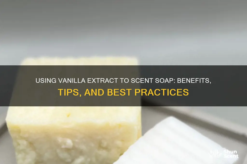 can i use vanilla extract to scent soap