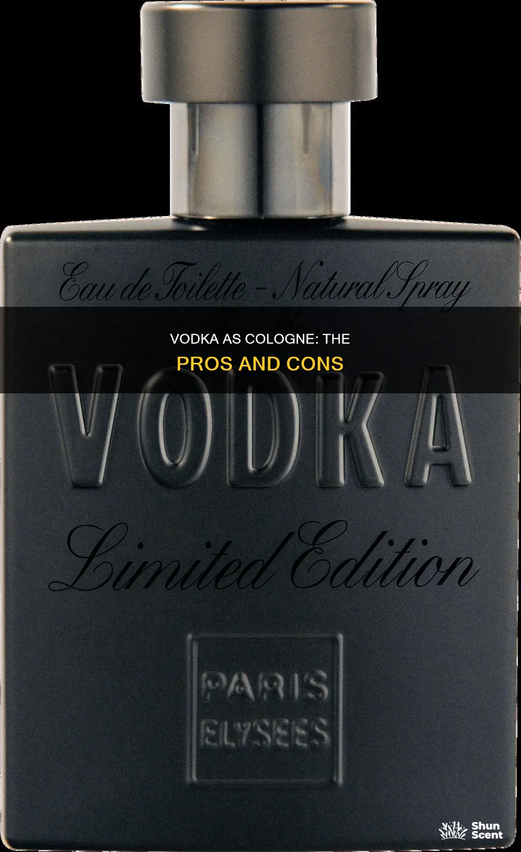 can i use vodka as cologne spirits