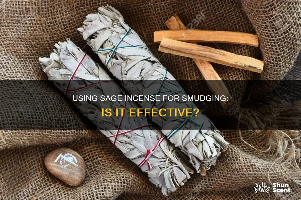 can i used sage incense stick for smudging