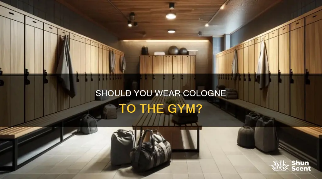 can i wear cologne to the gym