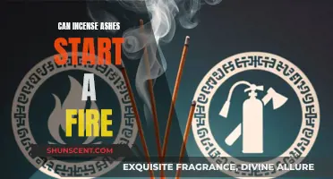 Incense Ashes: A Fire Hazard?