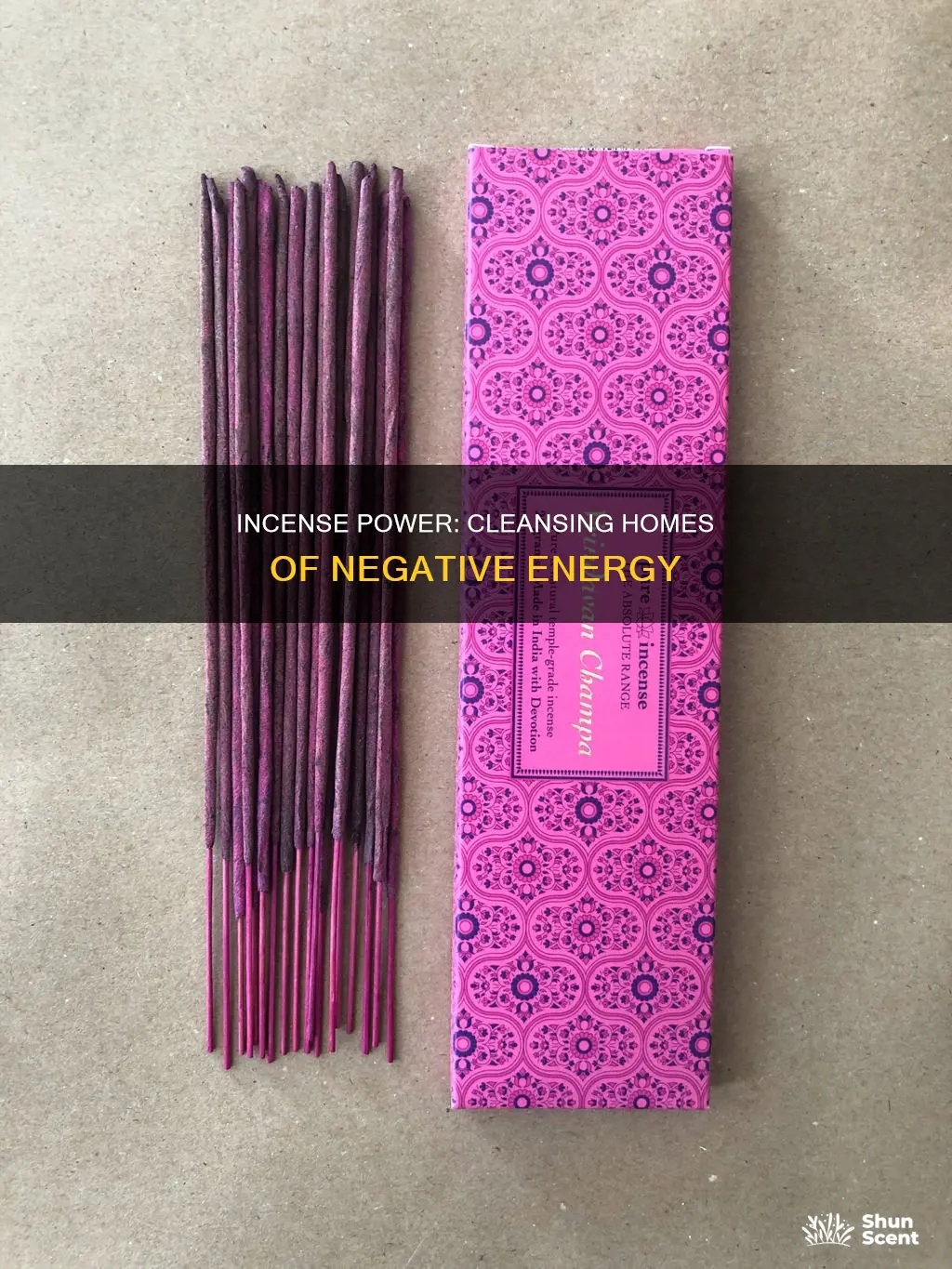 can incense cleanse your home of negativity