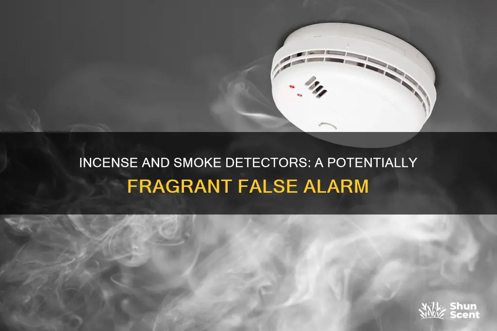 can incense set off a smoke detector