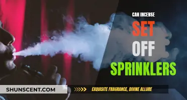 Incense and Sprinklers: A Potentially Dangerous Combination