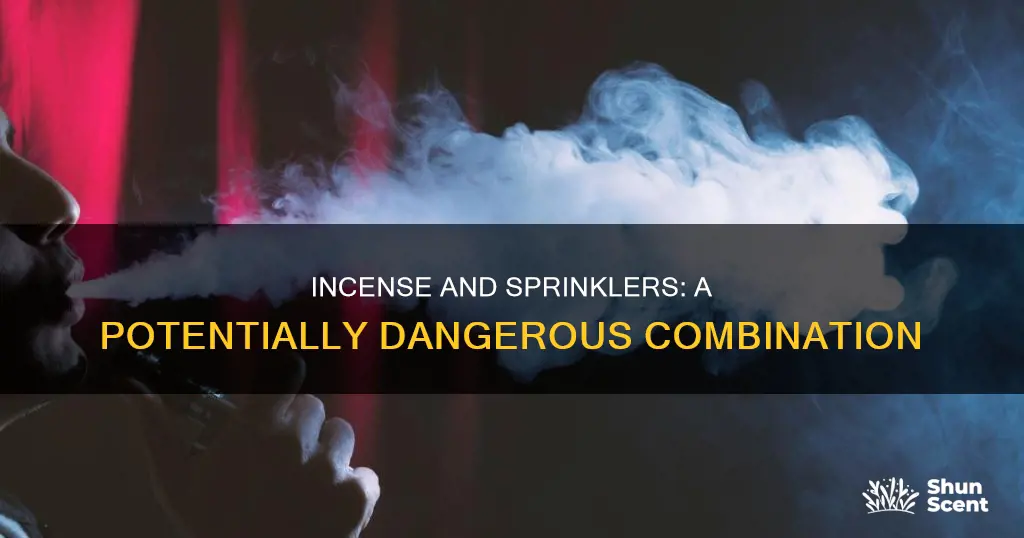 can incense set off sprinklers