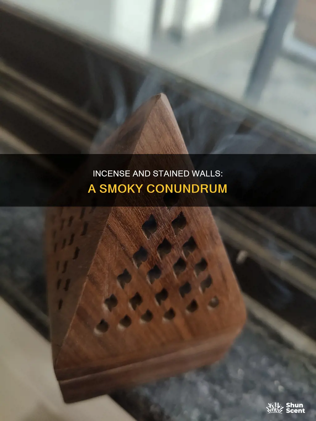 can incense smoke stained walls