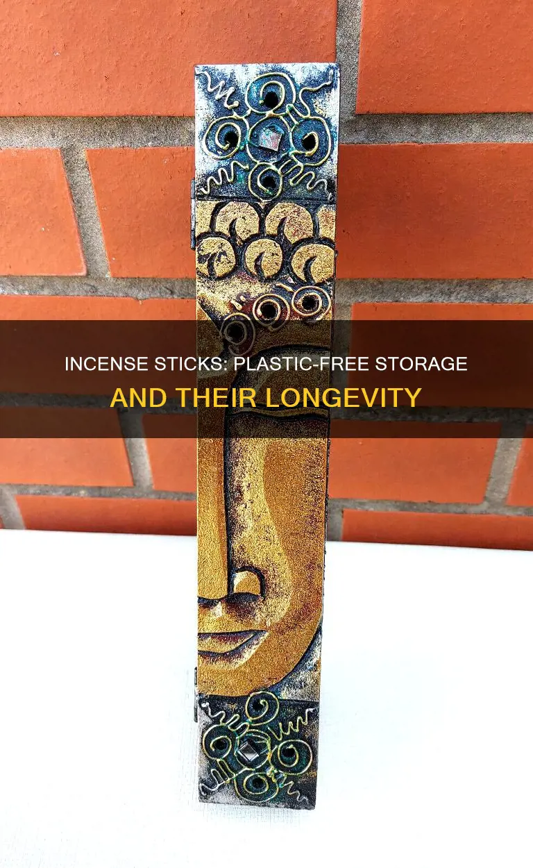 can incense sticks be stored without plastic erap