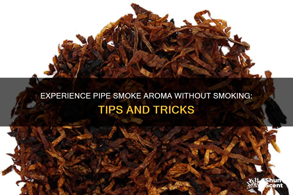 can inget the scent of pipe smoke without smoking
