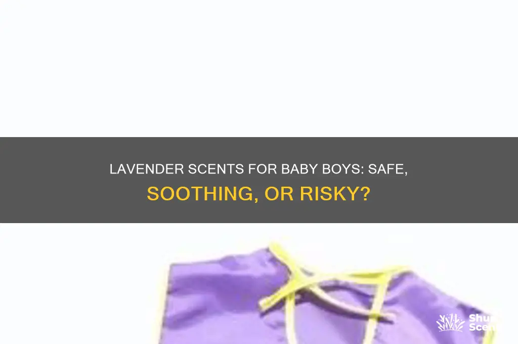 can lavender scents be used on baby boys
