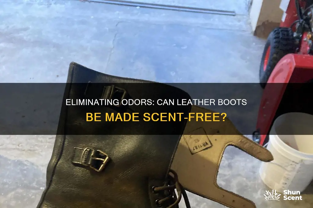 can leather boots be made scent free