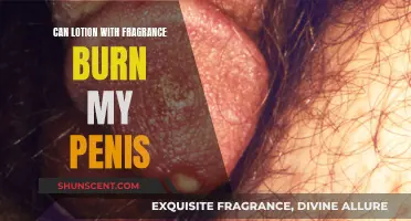 Fragranced Lotions: Penis Burn Risk?