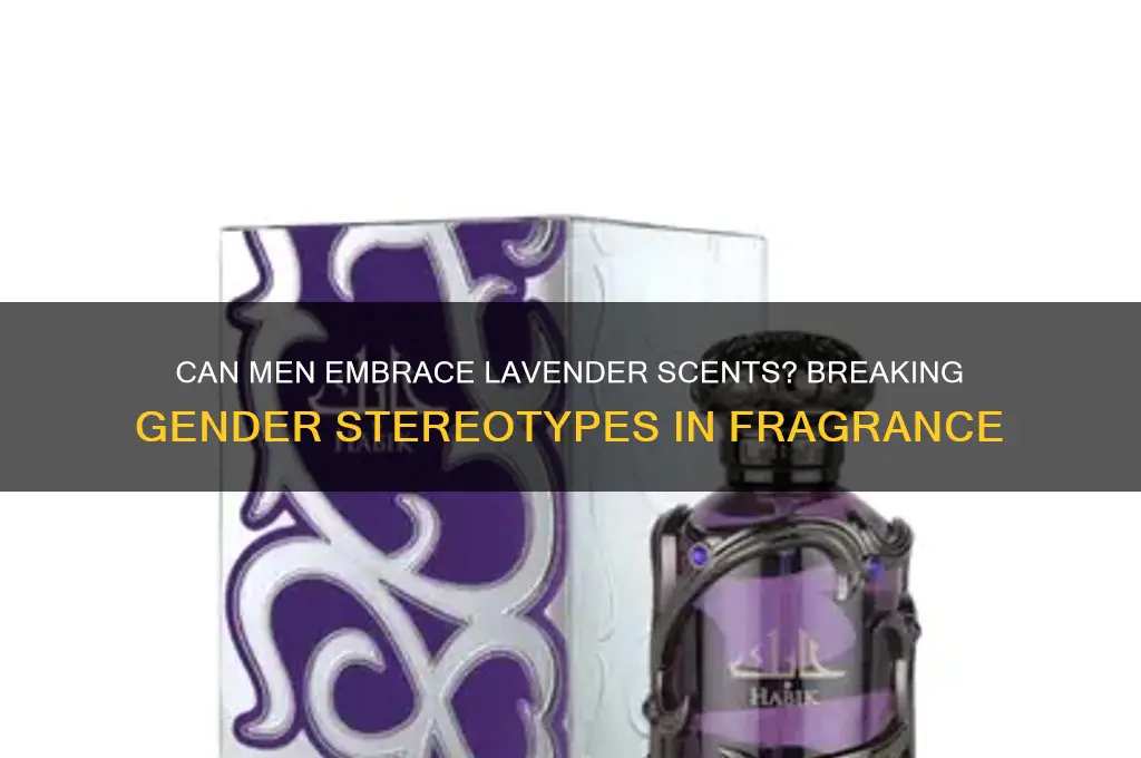 can men use lavender scents