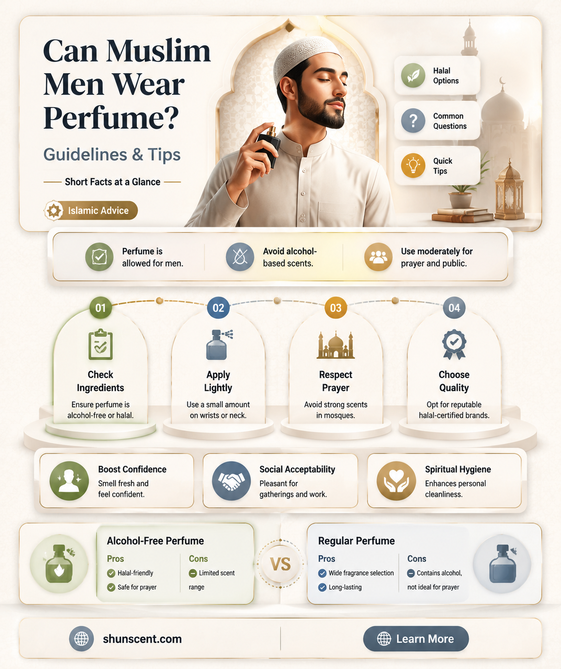 are men allowed to wear perfume in islam