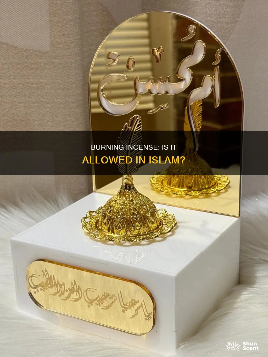 can muslims burn incense