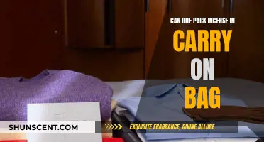 Incense Packing: Carry-On Baggage Allowance and Restrictions