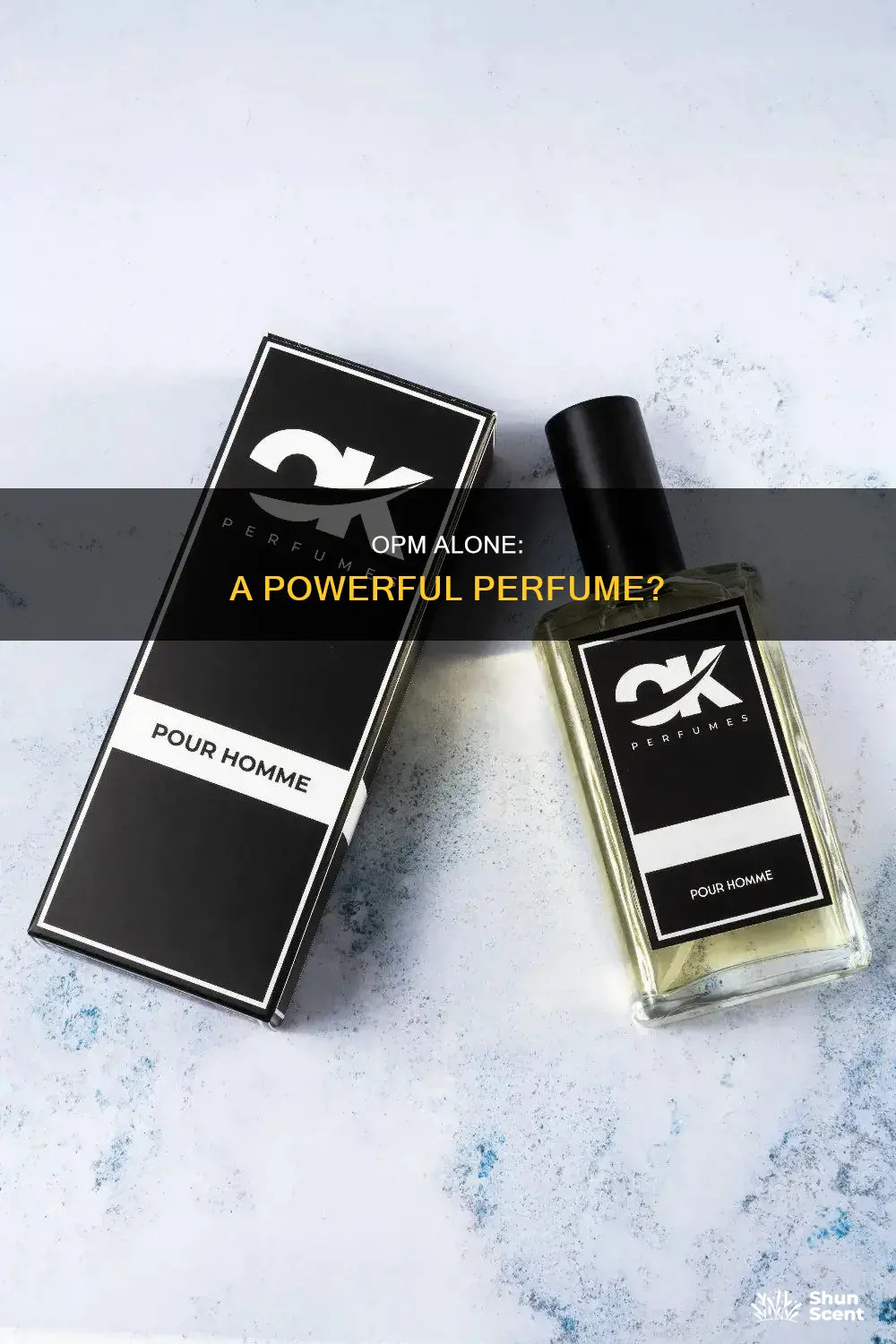 can opm be used alone perfume