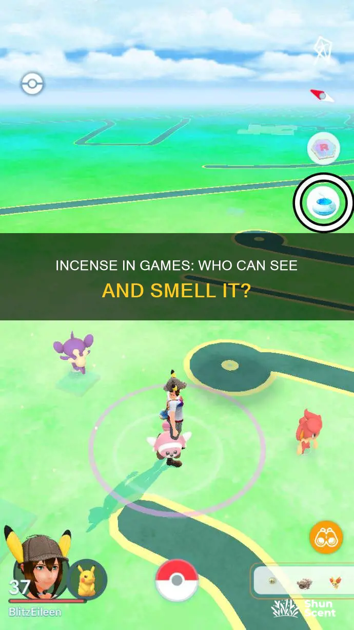 can other players see incense
