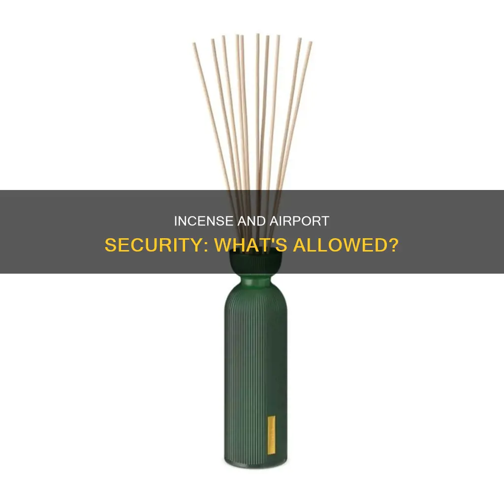 can packaged incense go through airport security