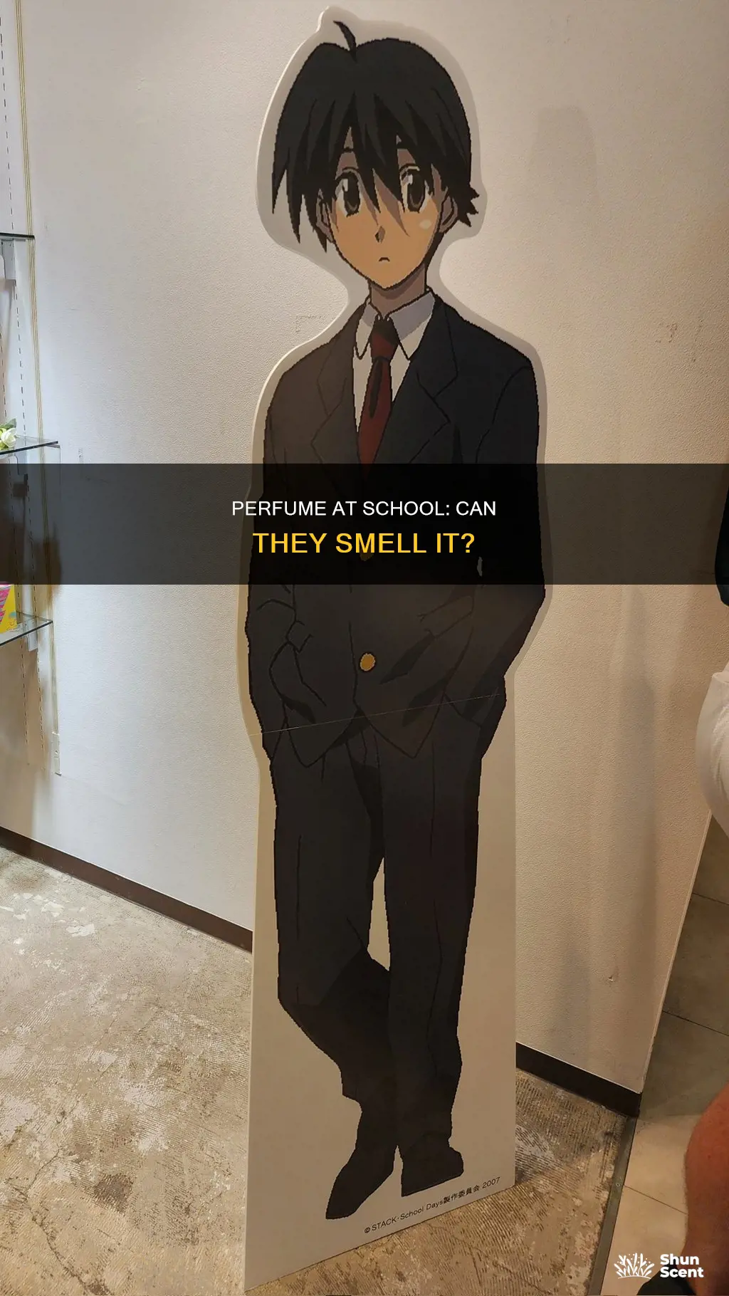 can people tell if you wear perfume to school