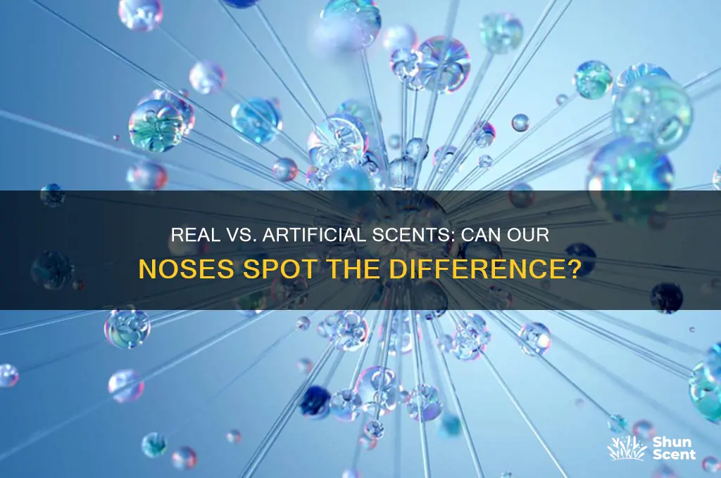 can people tell real scents from artificial ones