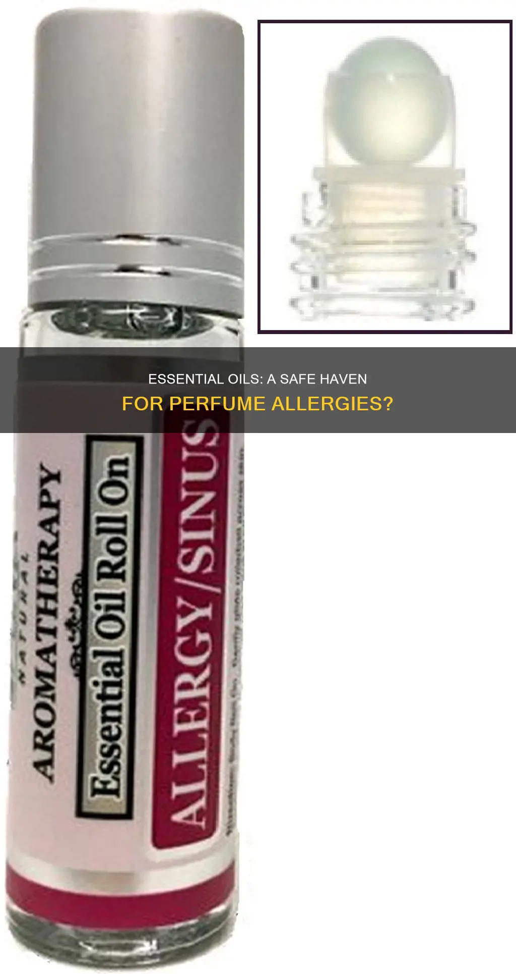 can people with perfume allergies use essential oils