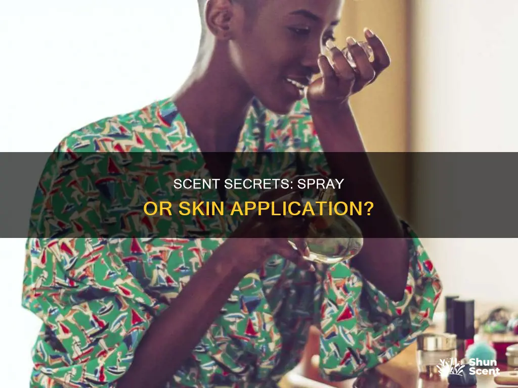 can perfume be applied on skin